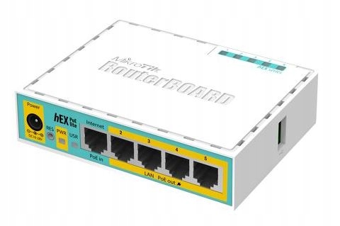 Mikrotik RB750UPr2 650MHz, 64MBRAM, 5x Lan, hEX