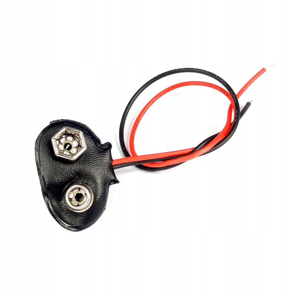 Adapter zatrzask gniazdo klips baterii 9V 6LR61 6F