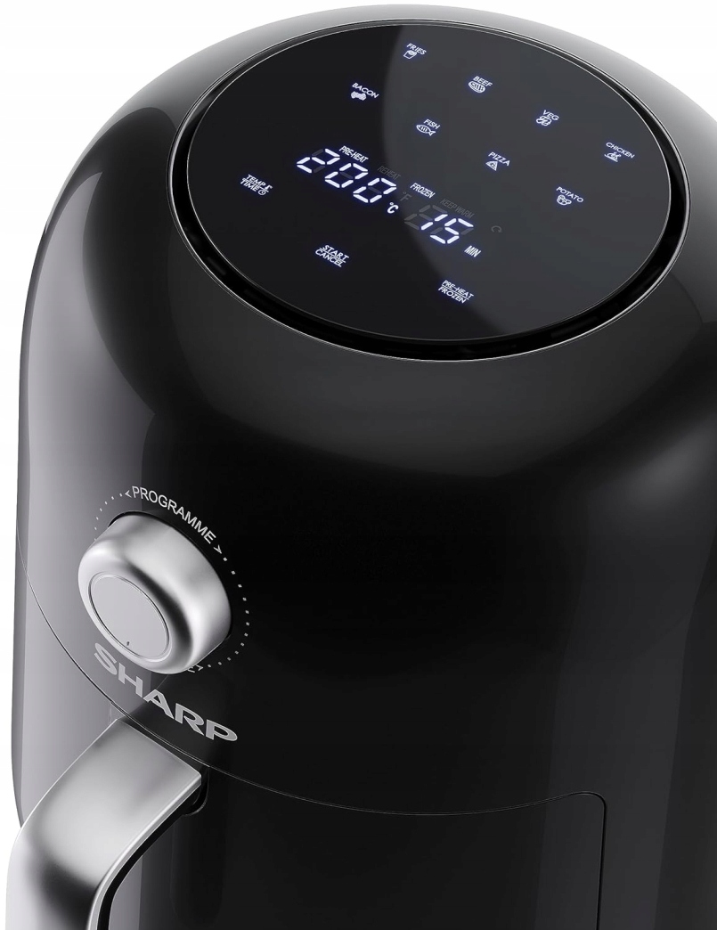 Frytkownica beztłuszczowa Sharp AF-GS404AE-B 1300 W 4 l