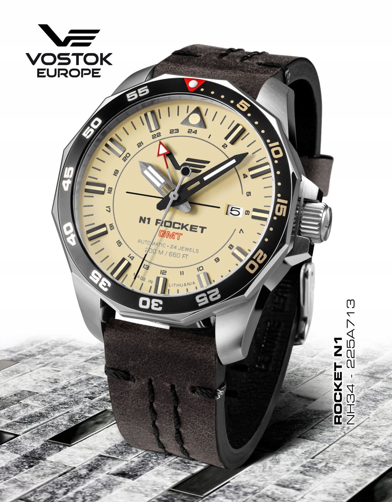 Hodinky Vostok Europe N1 Rocket NH34-225A713