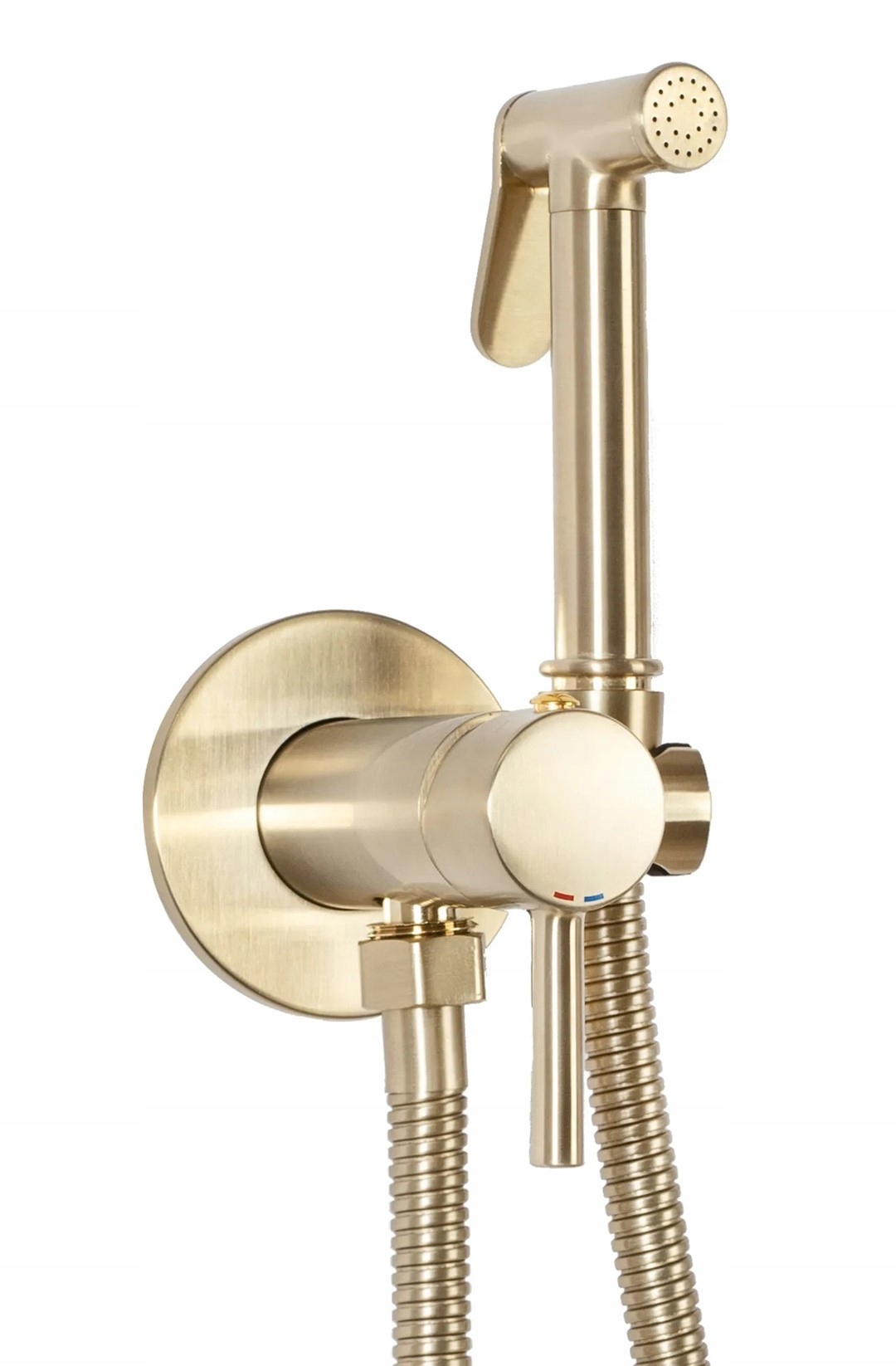 Bidetová Batéria Loop Lungo Zlatá Brúsená Rea