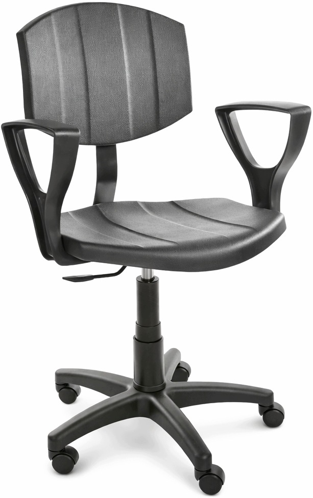 Krzesło biurowe ErgoActive Pd Wh ergonomiczne obrotowe czarne Kółka