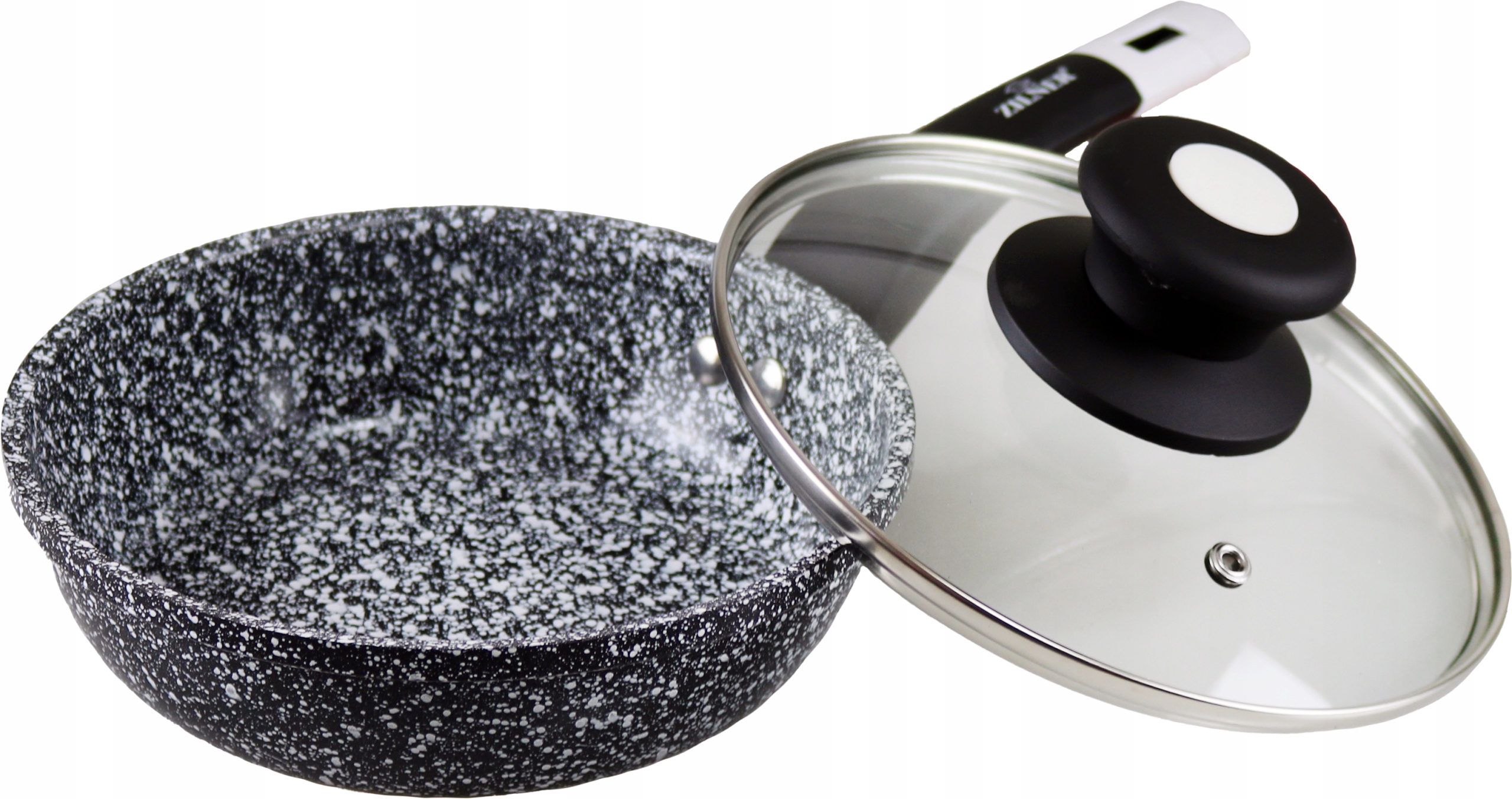 Patelnia Marmurkowa z Pokrywką 14cm ZILNER