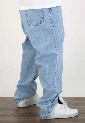 Kalhoty I8 Denim BAG105 Baggy světle modré