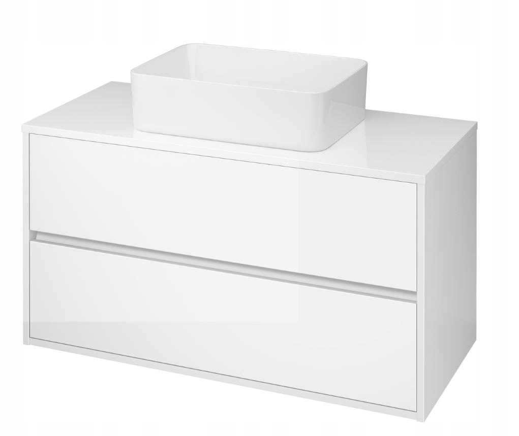 Skříňka Pod Umyvadlo Na Desku Crea 100 Bílá (S924-006) /pa/