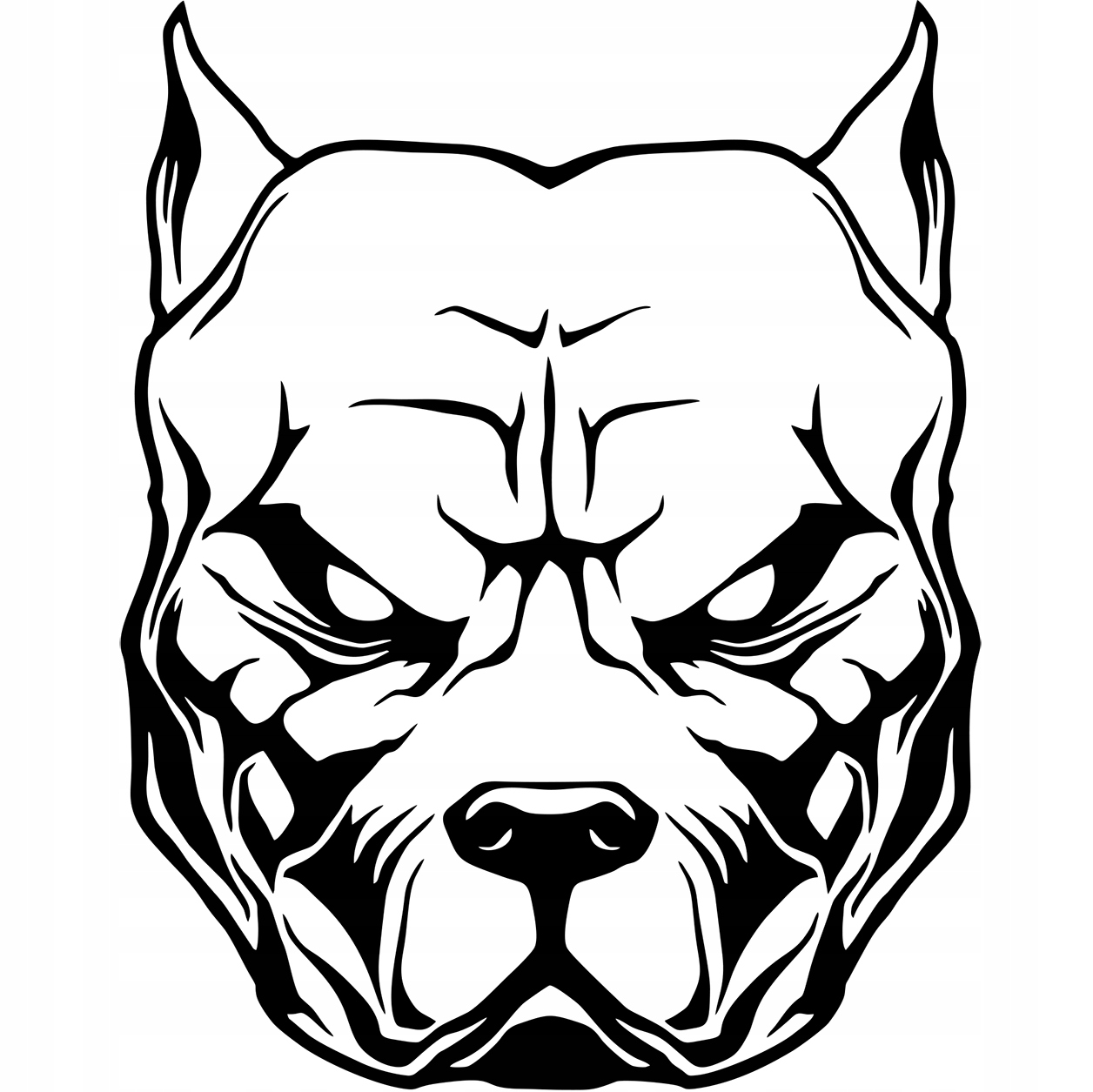 

Naklejka na samochód Pitbull Groźny Pies Dog 12x15