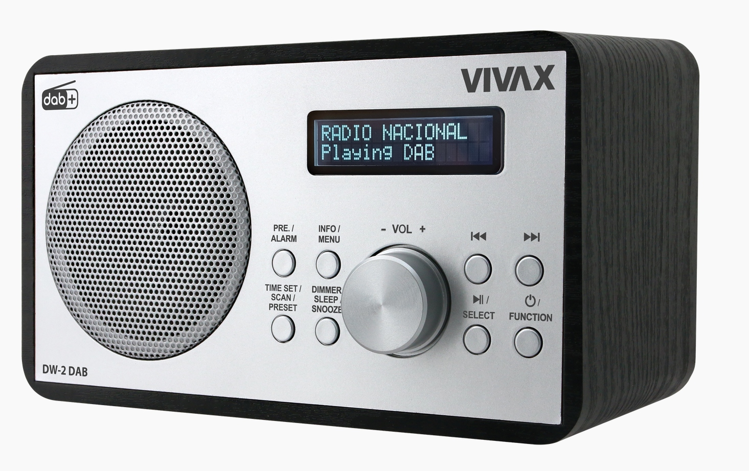 Radiopřijímač s Dab+ Vivax Vox DW-2 Dab černý