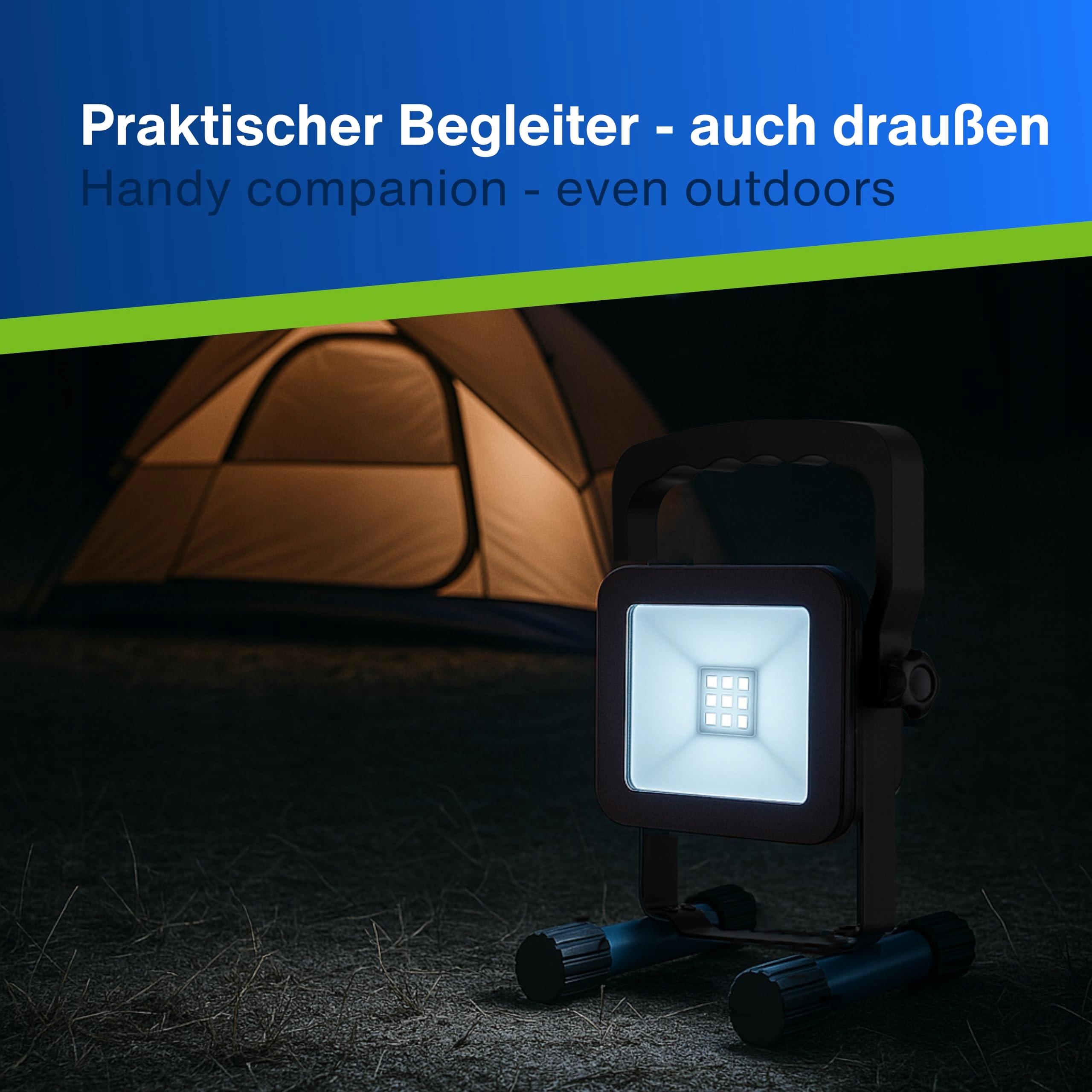 REV Lampa LED 5W 700lm IP54 Do Wnętrz i Na Zewnątrz Z Akumulatorem — miniatura 8