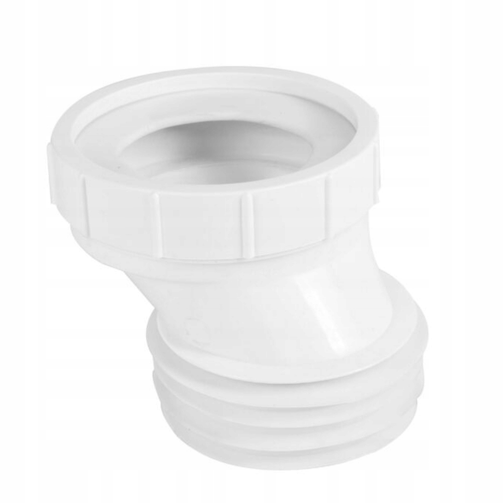 Excentrický Wc konektor 110 s posunom 4 cm z ťažkého plastu Diamond