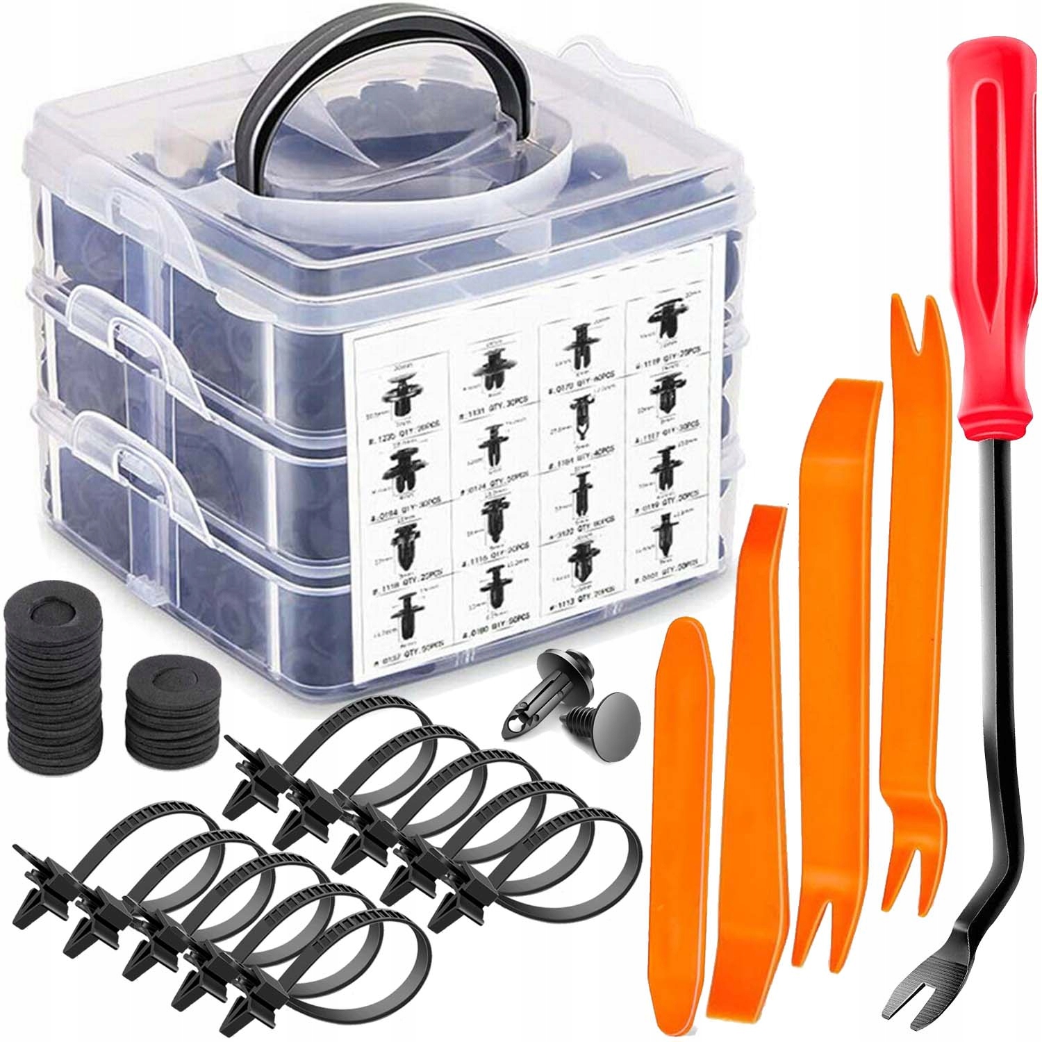 SPINKI KOŁKI KLIPSY SAMOCHODOWE DO AUTA TAPICERKI