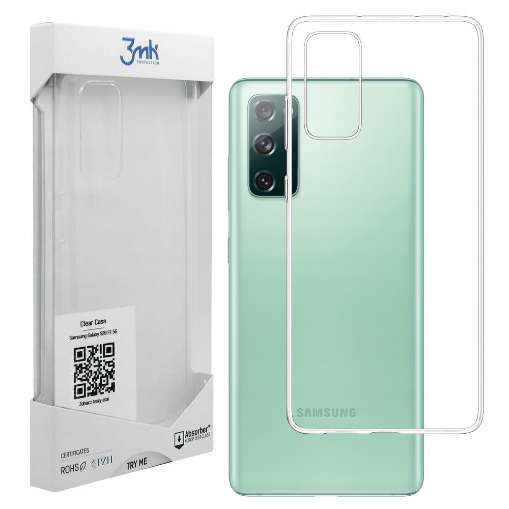 

Etui do Samsung Galaxy S20 Fe, 3mk Clear Case