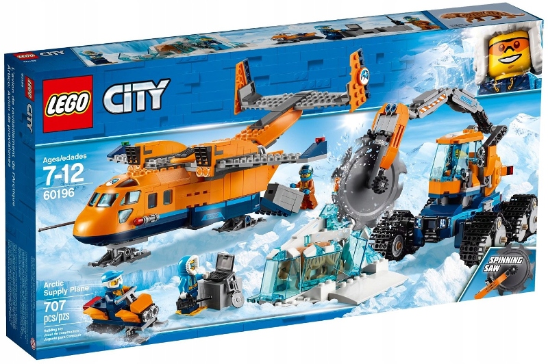 Lego City 60196 Arktyczny samolot dostawczy