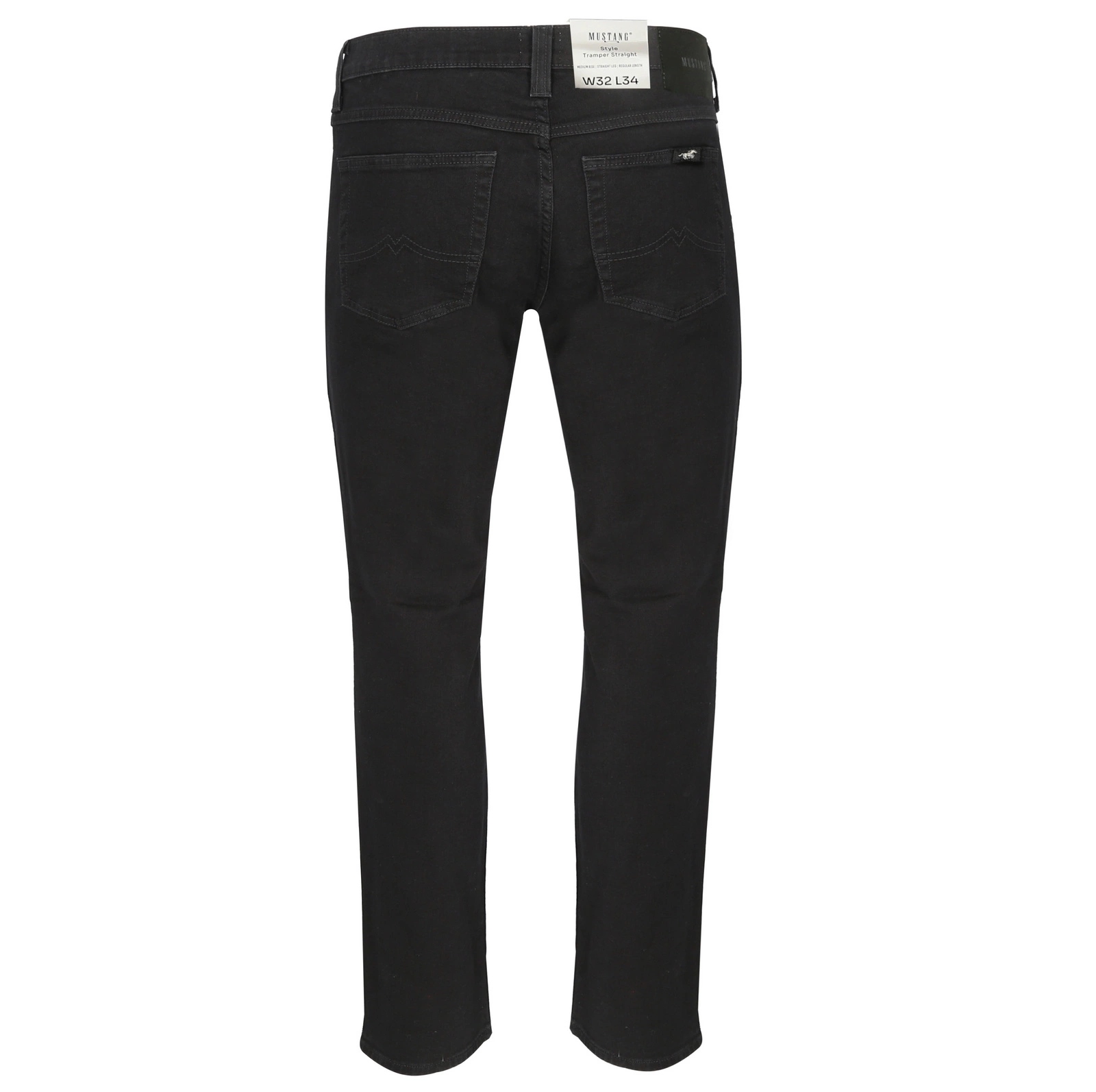 Pánské jednoduché džíny Mustang Tramper Denim Black 1015035-4000-940 34/34