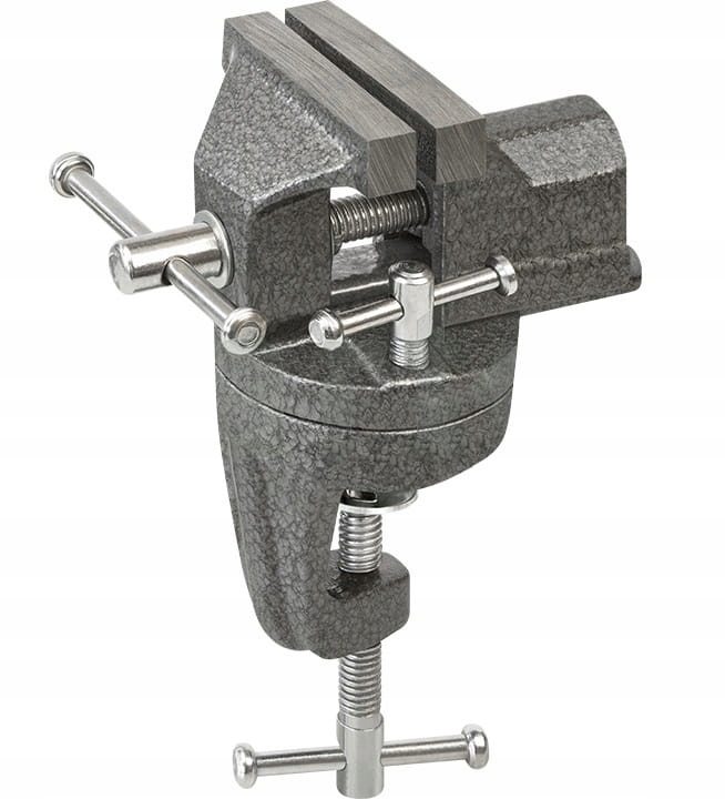 Imadło stołowe z kowadełkiem 60mm obrotowe