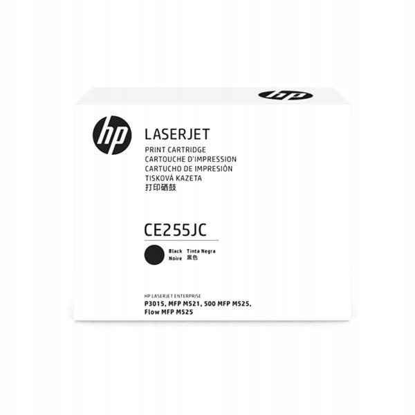 Originální černý toner Hp LaserJet P3015 (55JC CE255JC), kompatibilní s C