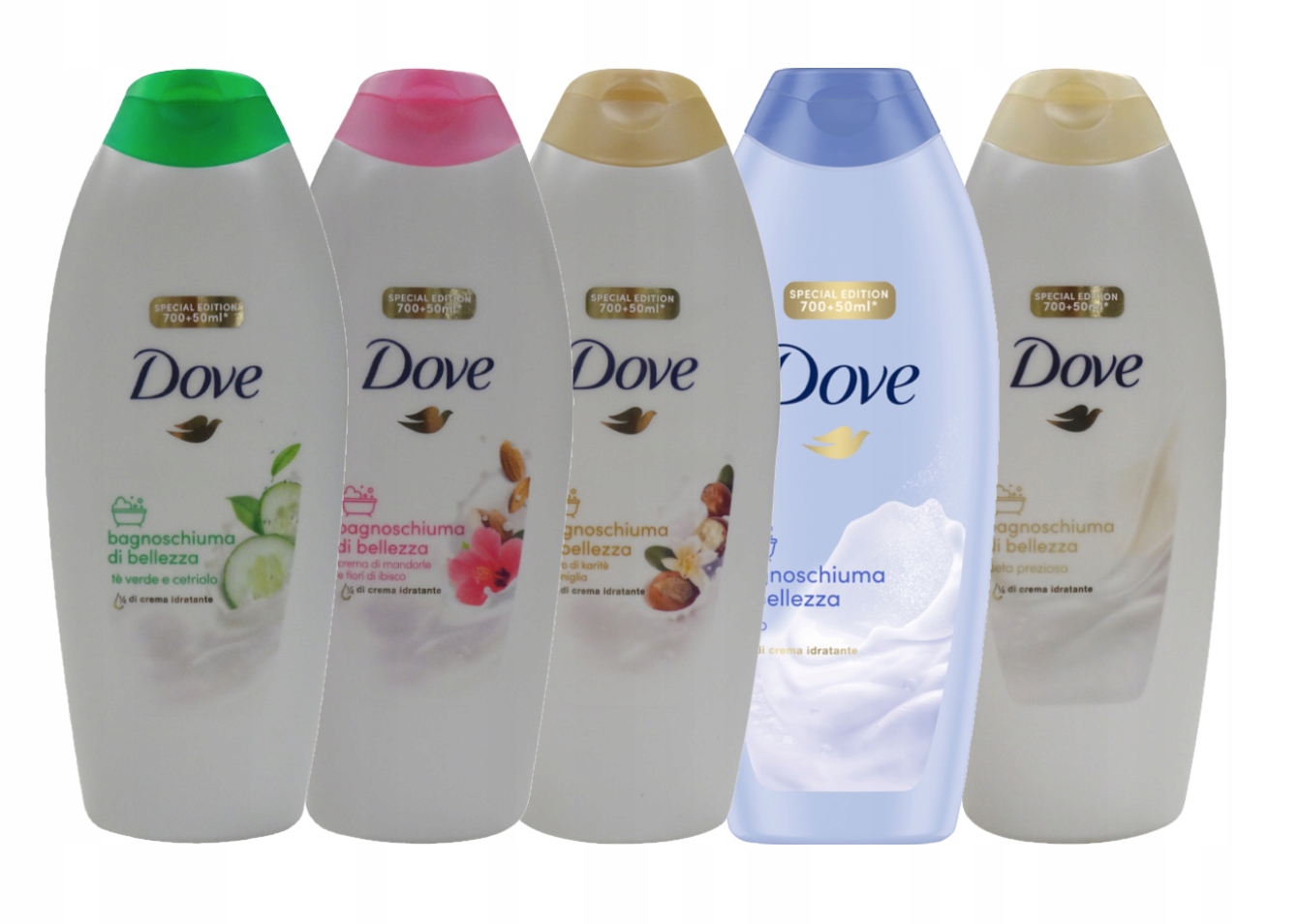 

Dove Żel Pod Prysznic zestaw MIX 5x750ml