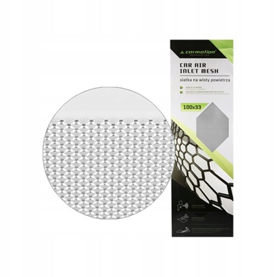 

Siatka alu grill 100x33cm plaster miodu 2x4mm sreb