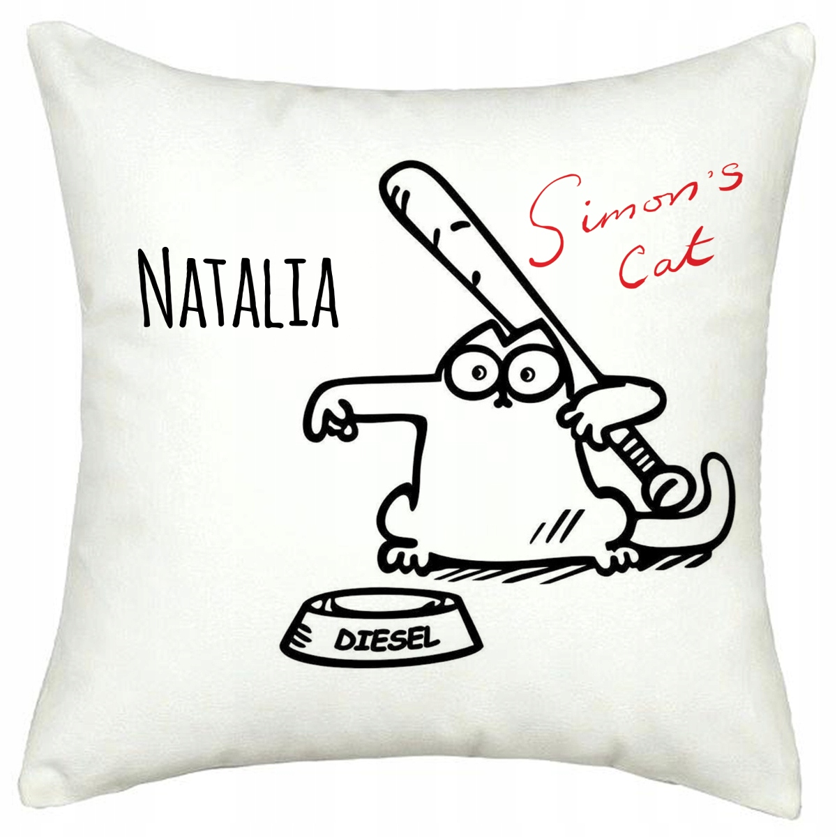

Poduszka Simon's Cat + Imię