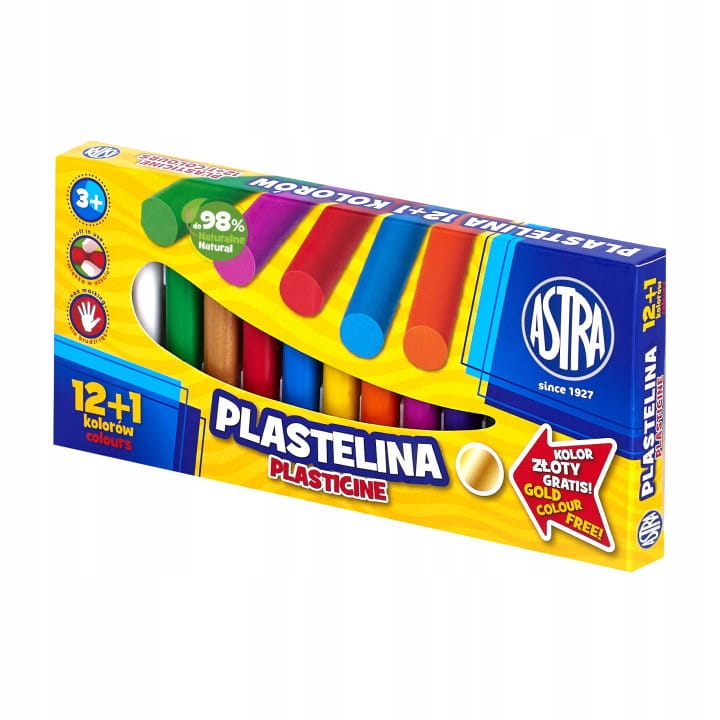 

Plastelina 12 tektura Astra 303115007