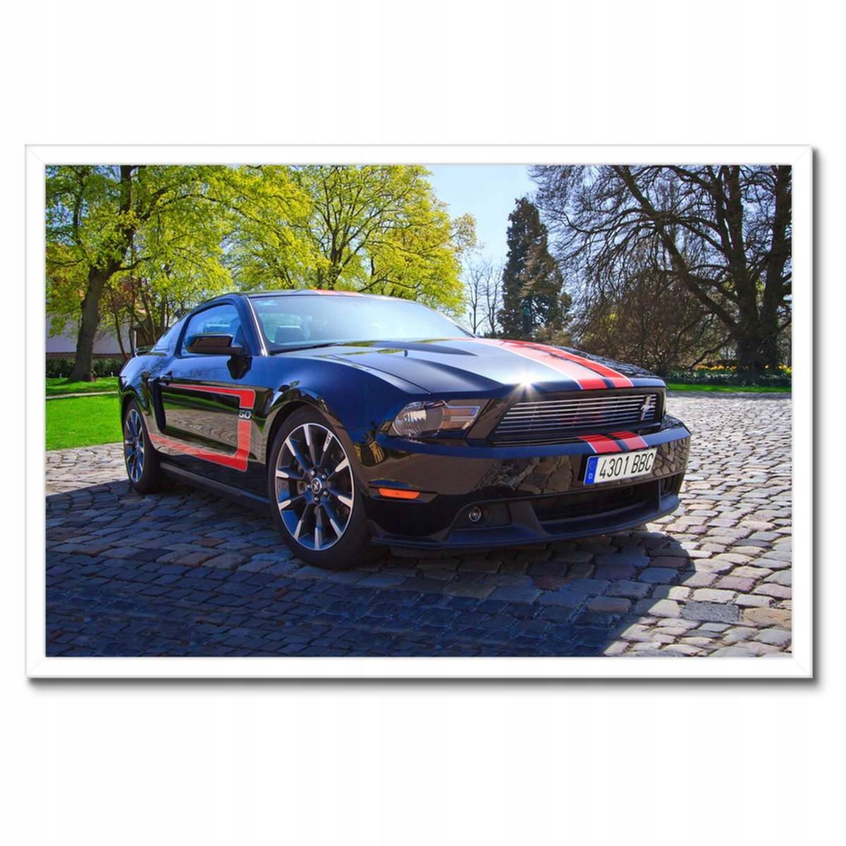Plakáty v rámu 60x40 Ford Mustang Auto