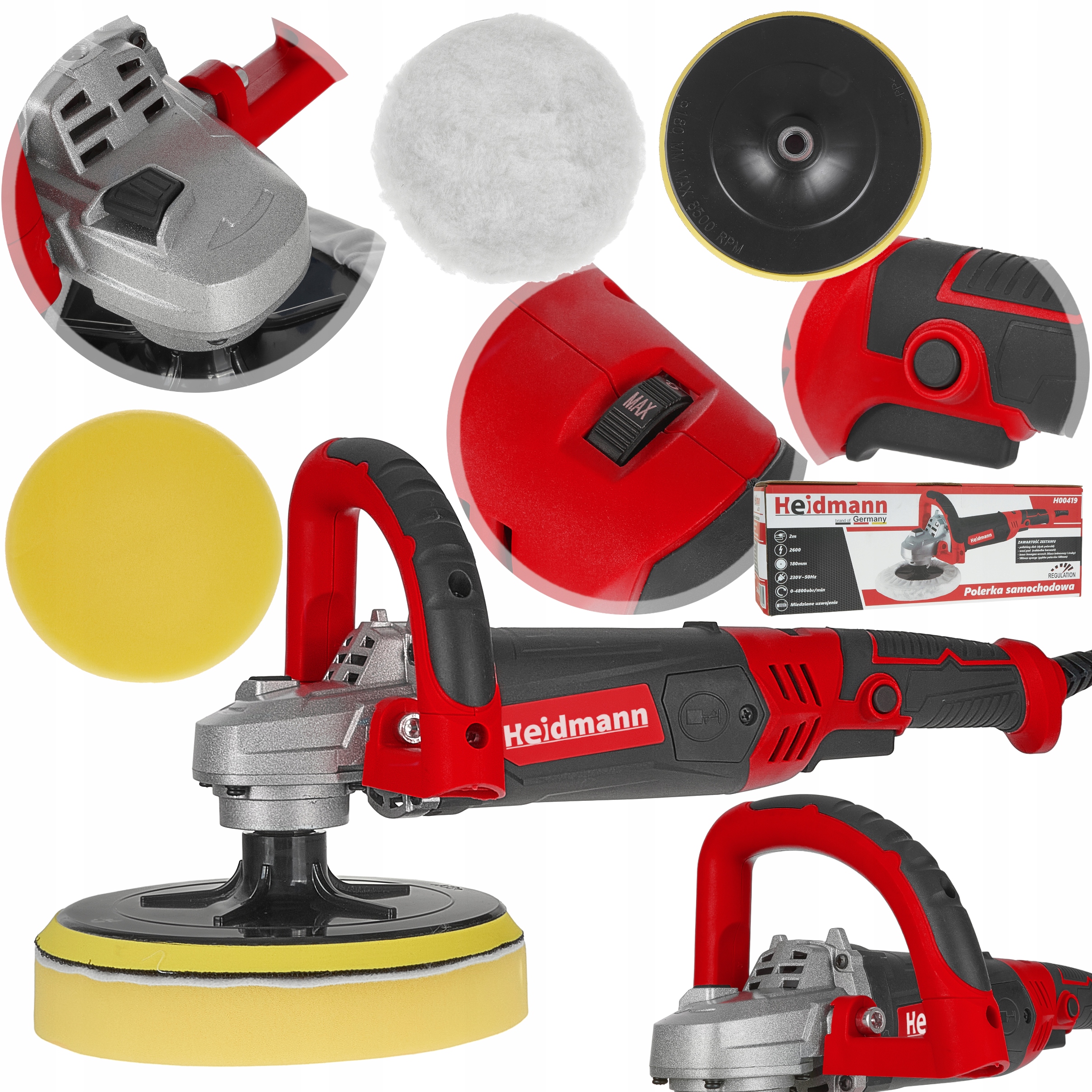 MASZYNA POLERSKA POLERKA HEIDMANN + FILC 2950