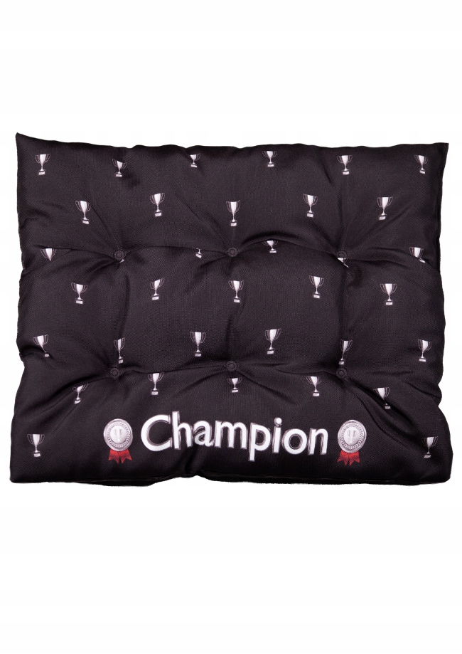 Pelíšek pro psa L 60x50cm Champion stříbrný