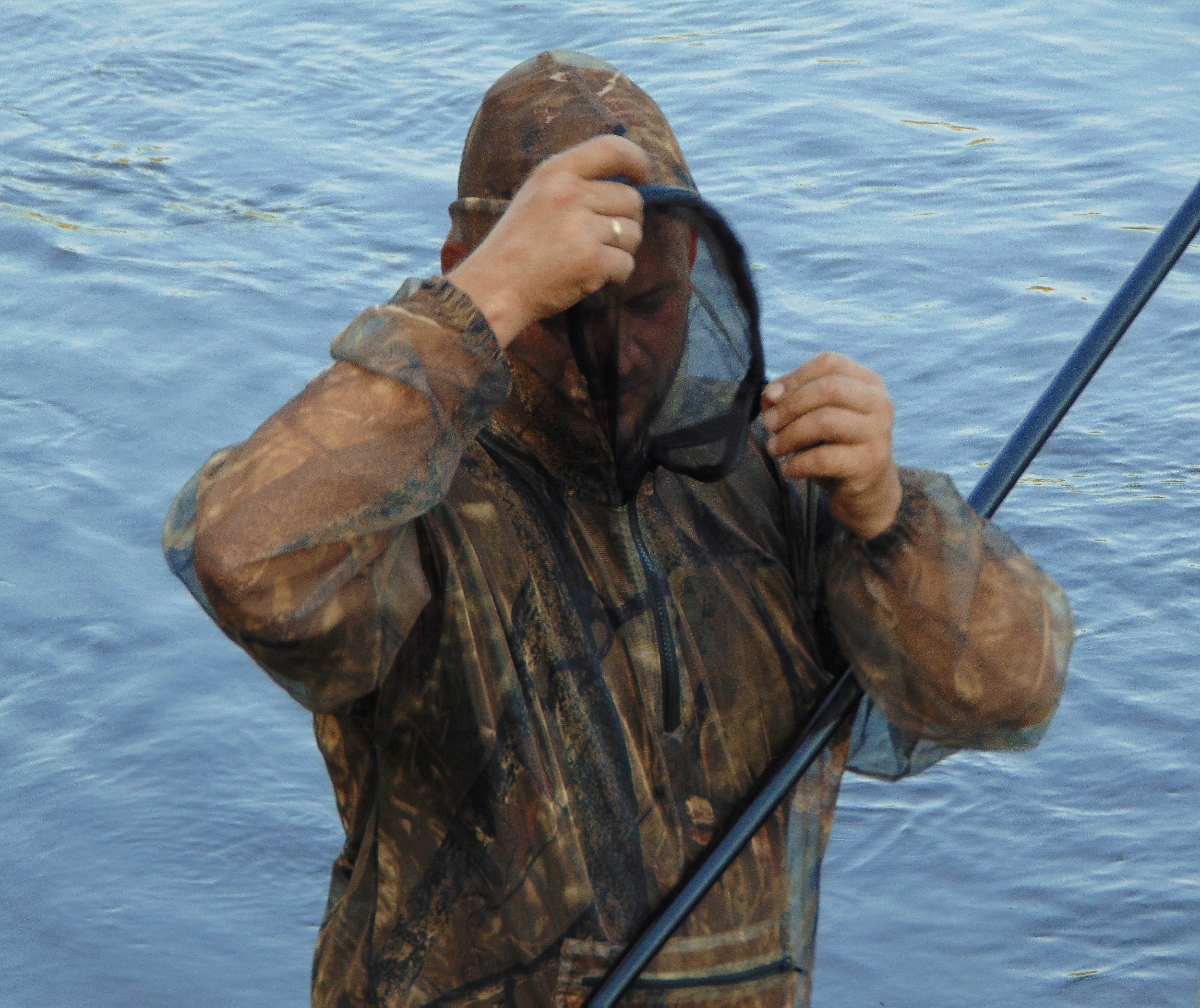 MOSKITIERA DWUCZĘŚCIOWA MFH leśny Ral Tree XL/XXL Właściwości oddychające