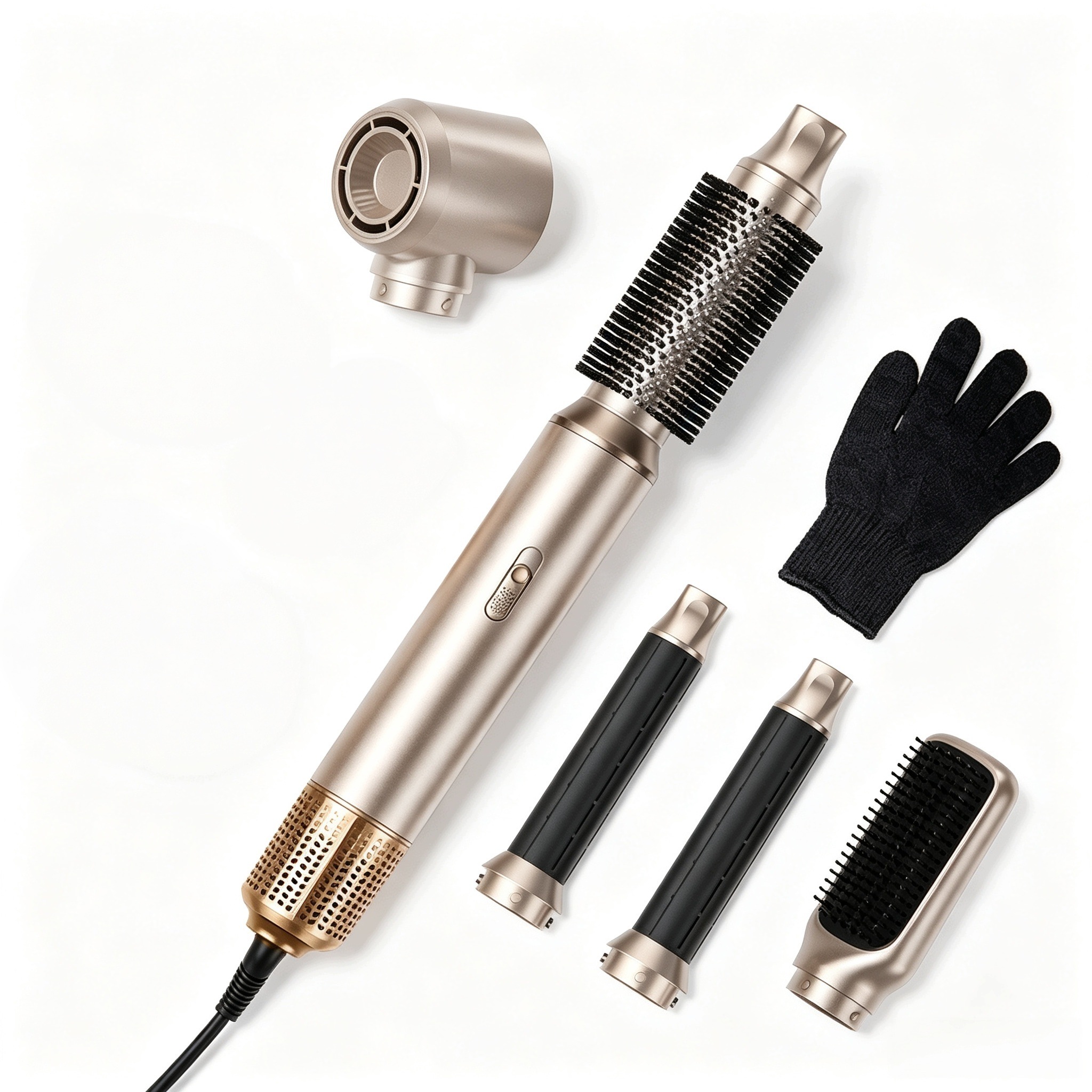 Kulmofén na vlasy 5v1 Brush Activ nástavce 1000W