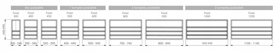 Peka 07.671.SL Vložka Scoop II šedá/ 1000/ 491
