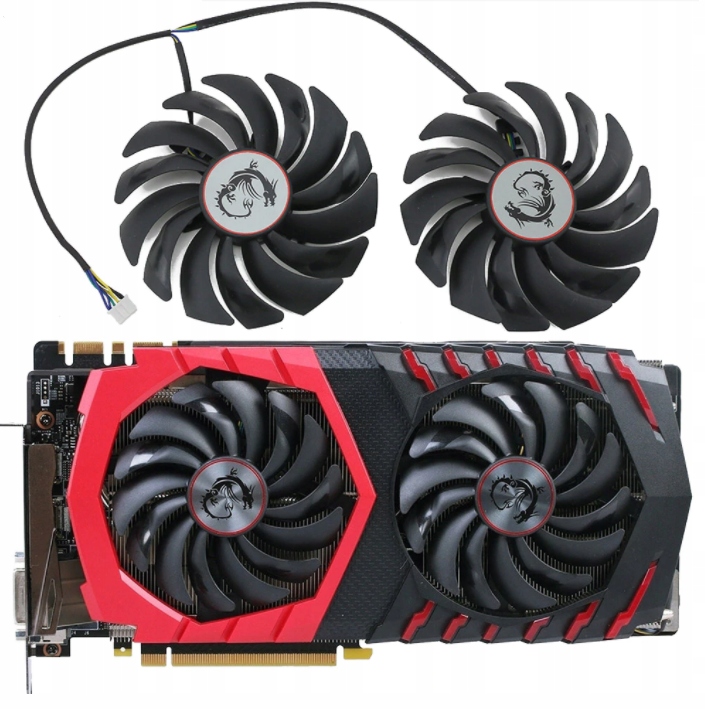 Ventilátory Karet Msi RX580 RX570 RX470 RX480 Gtx 1080 Ti 1070TI 1070 1060