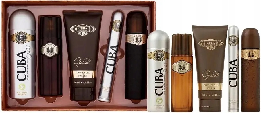 Cuba Original Cuba Gold Men velká 5-dílná dárková sada