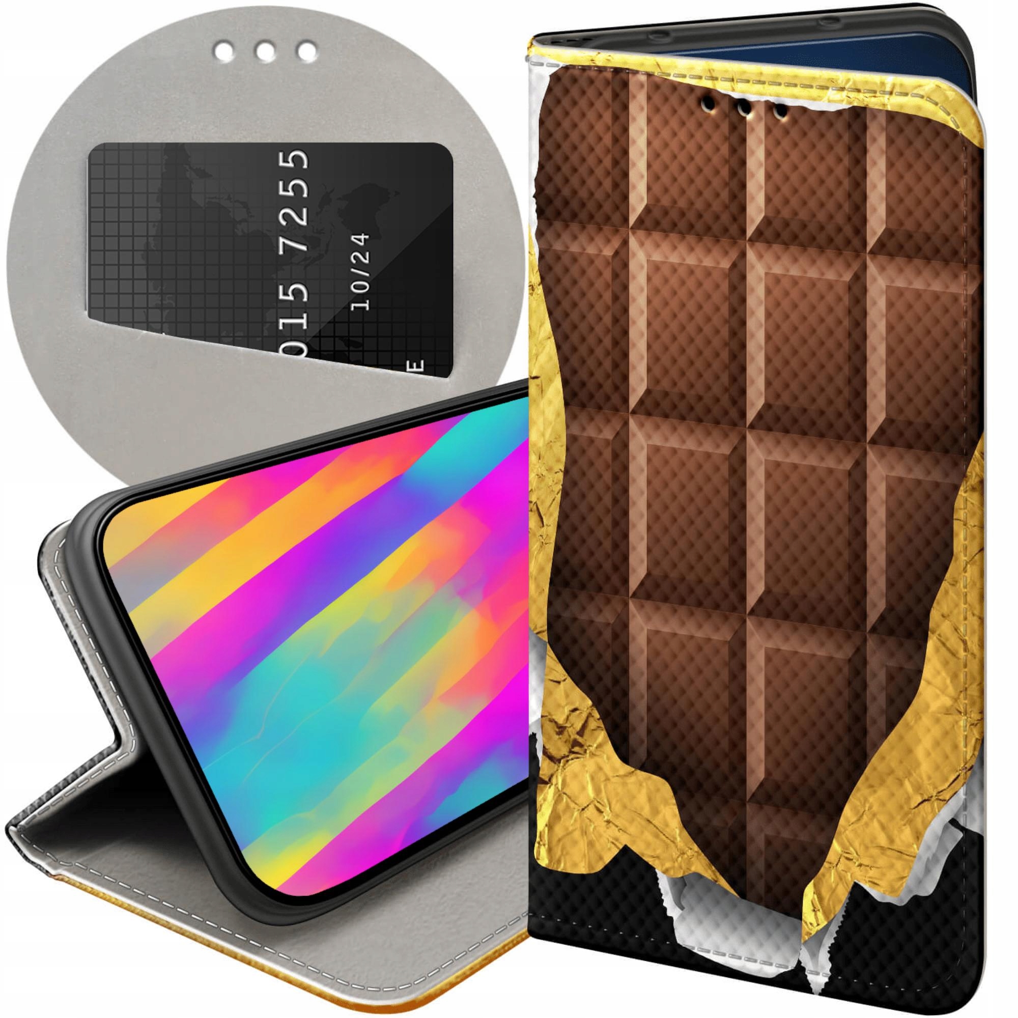 Etui Z Klapką Do Xiaomi Redmi A1 Czekolada Choco Słodycze Futerał