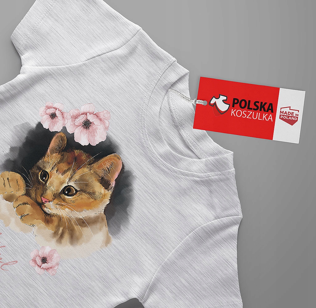 T-SHIRT KOSZULKA DLA DZIECKA KOTY KOTKI 164 SUPER JAKOŚĆ Tematyka, motyw Bluzaka Z Krótkim Rękawem Na WF Sportowa Młodzieżowa Z Nadrukiem Wzory Dziecięca Dla Chłopaca Dziewczynki Prezent