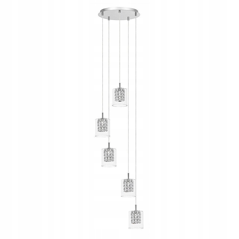 Efektná závesná lampa pre vysoké miestnosti