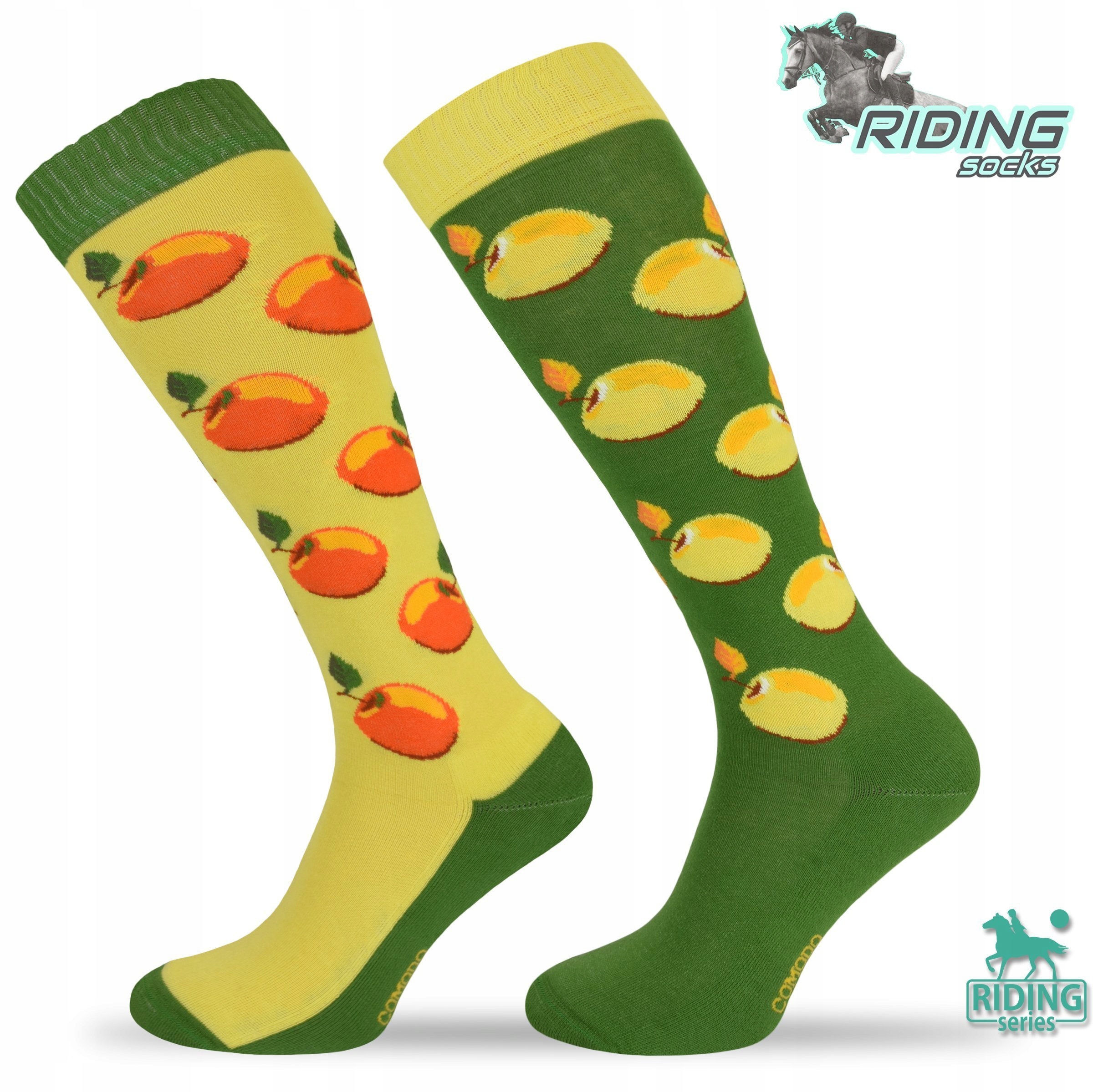 Bawełniane podkolanówki do jazdy konno Jabłuszka Kod producenta SJBW