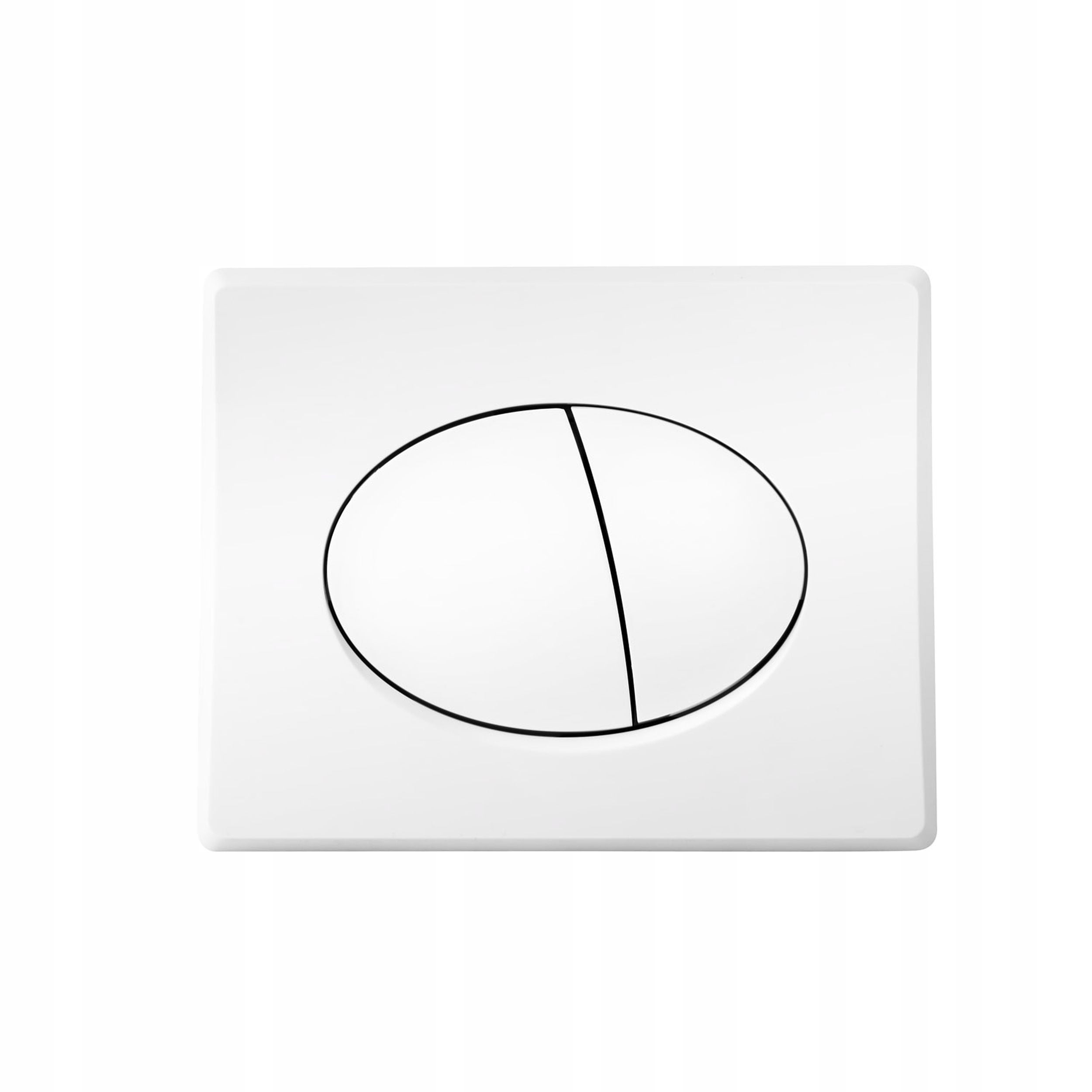 Bílé tlačítko pro podomítkový rám Wc splachovače Kerra K50 K-50