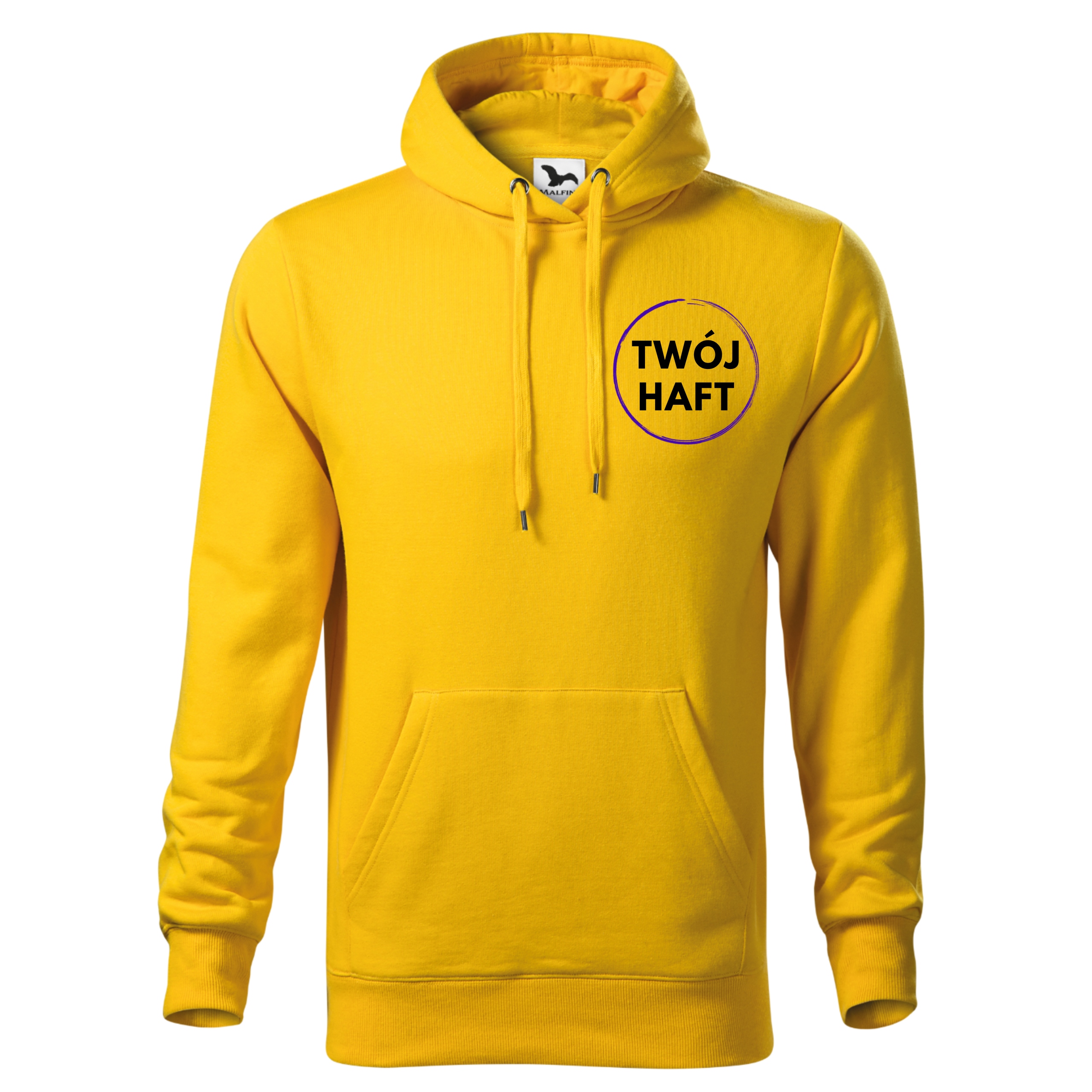 Pánská Mikina S Logem Firmy Firemní Reklamní s výšivkou a potiskem Žlutá S