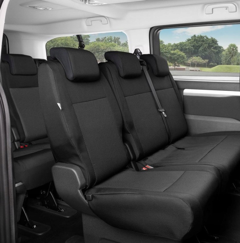 Presné autopoťahy Opel Zafira Life 2019- (2 operadlá 2 sedadlá)