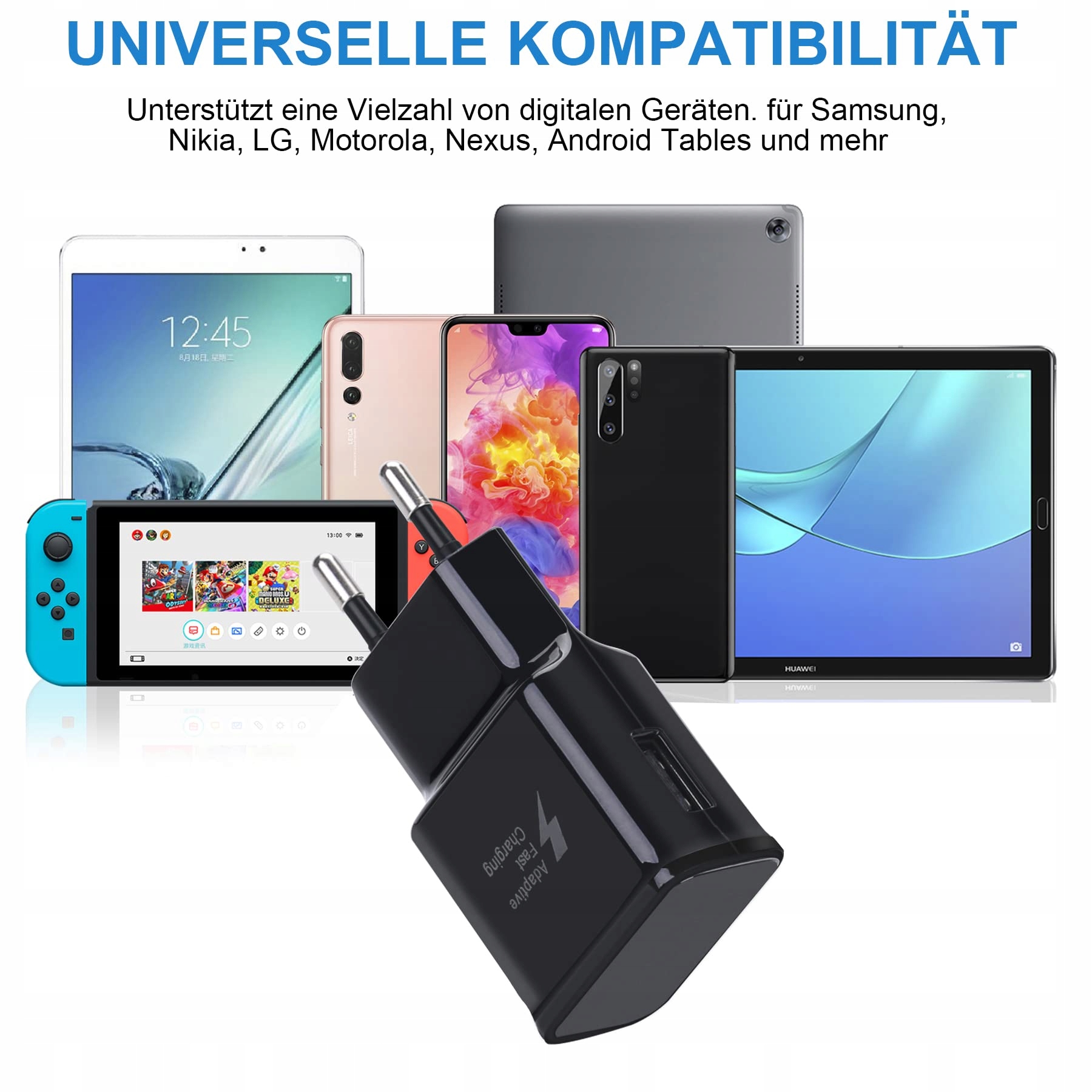 KAIMENGLONG Szybka Ładowarka USB Do Samsung Galaxy S23 S22 S21 S20 — miniatura 6