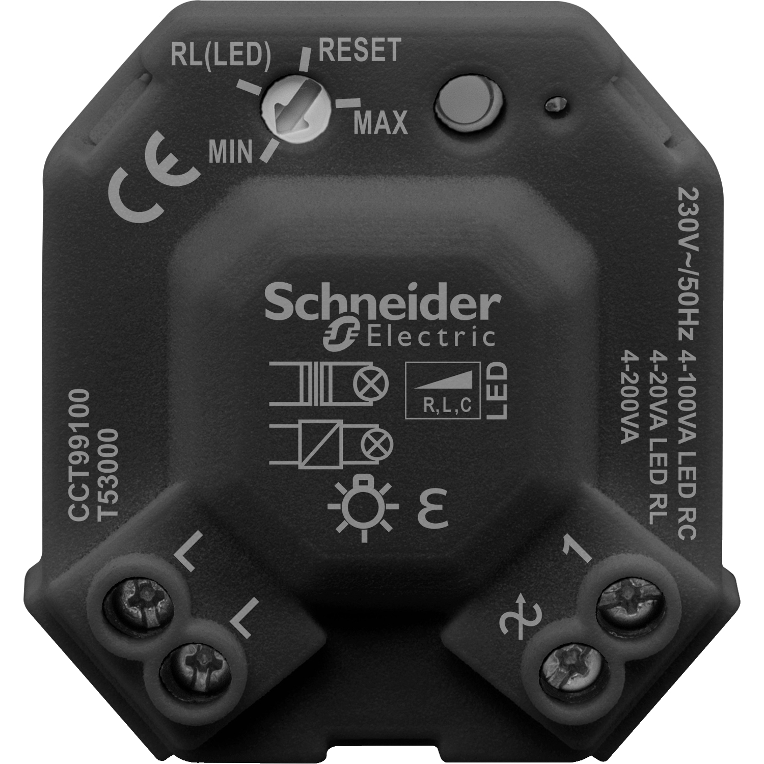 Schneider Merten Univerzálny stmievač pod omietku pre Led 230V
