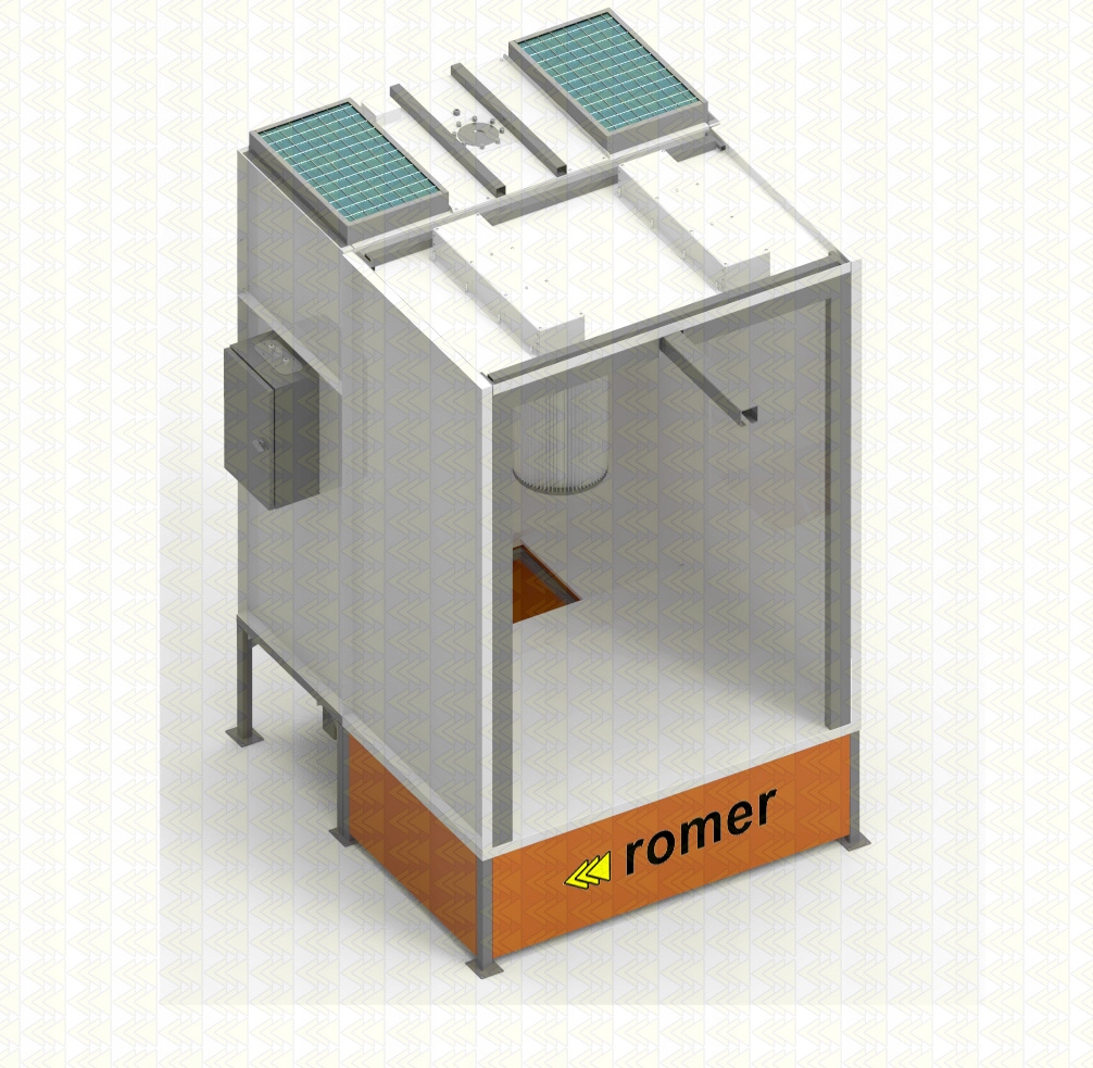 KABINA LAKIERNIA MALARNIA PROSZKOWA KPZ-2 ROMER [A22S104]