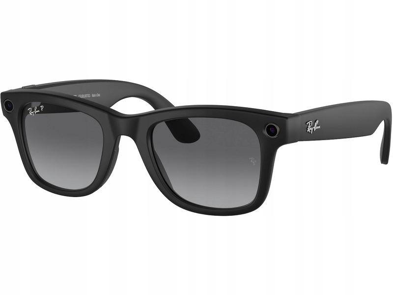 Okulary Ray Ban Meta Wayfarer Czarny Mat