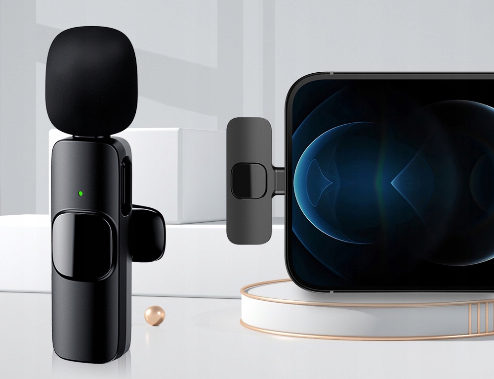 2x Bezprzewodowy mikrofon do smartfona USB ty Kod producenta SPU-WM02C