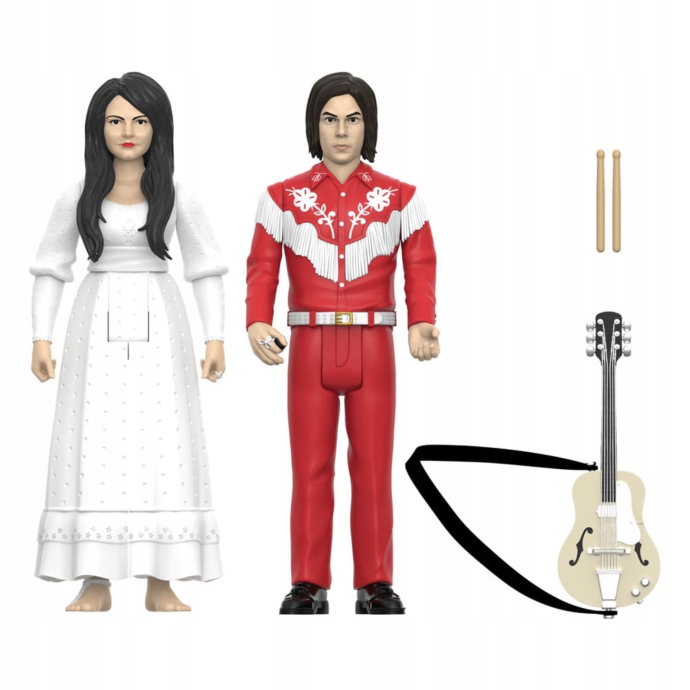 The White Stripes ReAction Akční Figurky 2-Pack Vlna 02 The White Stripes