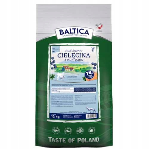 Baltica Sr Telecí s jehněčím masem M/L 12 kg