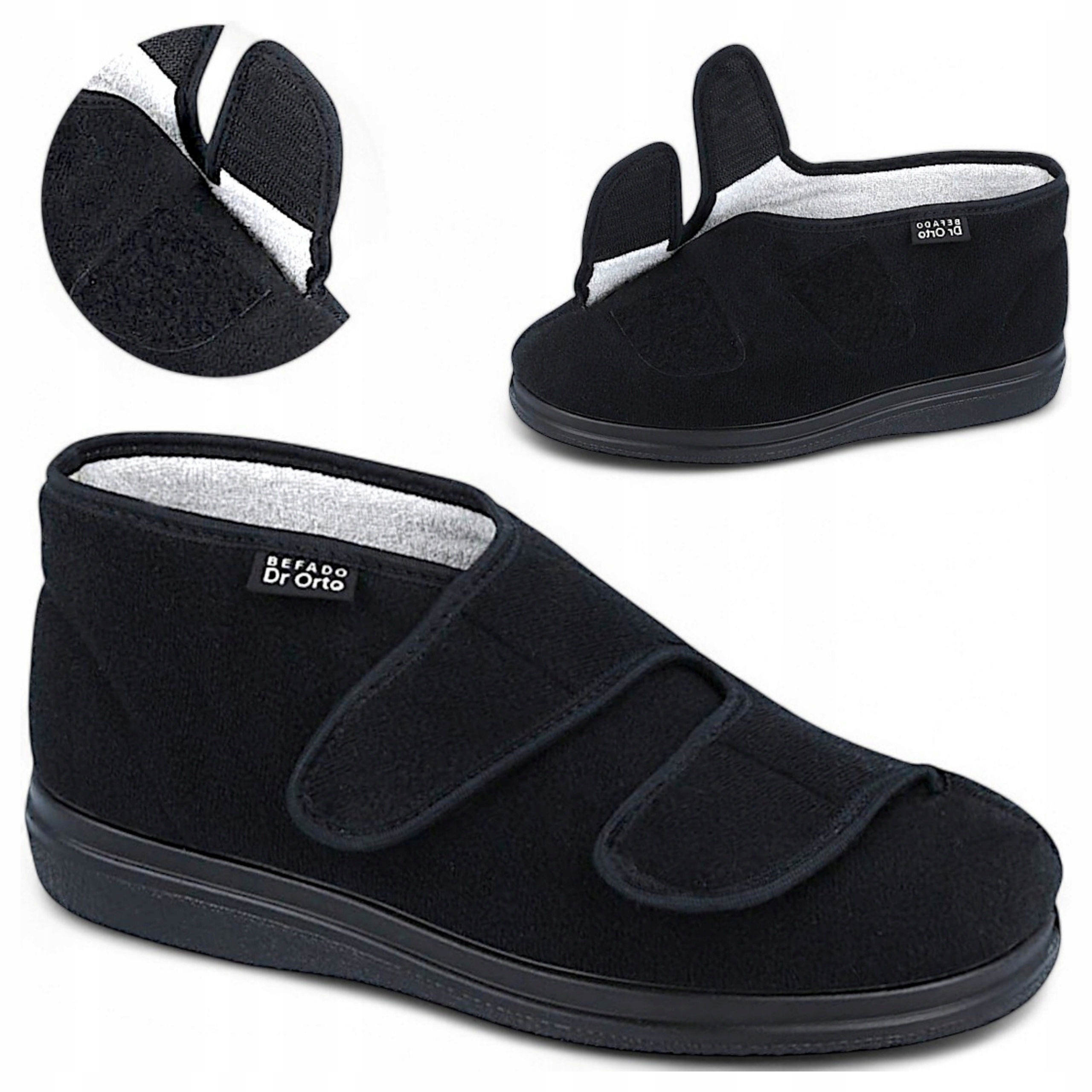 Dámská ortopedická obuv Dr Orto 41 na suchý zip na široké chodidlo Diabetická