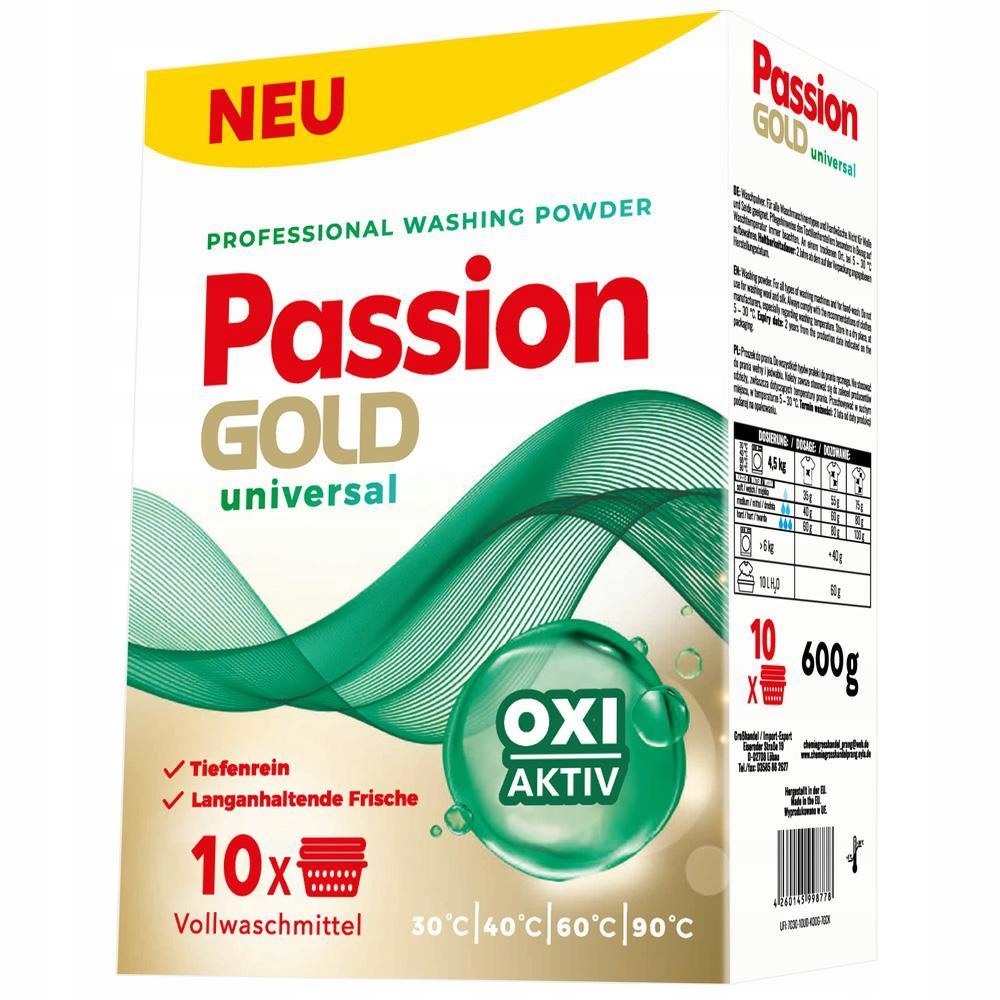 

Proszek do prania Passion uniwersalny 10 prań