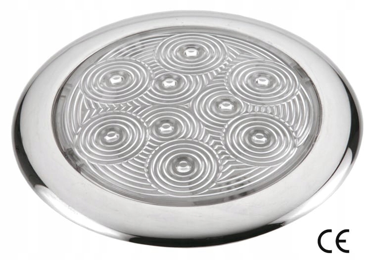 Stropní svítidlo z nerezové oceli 94 mm 12 V