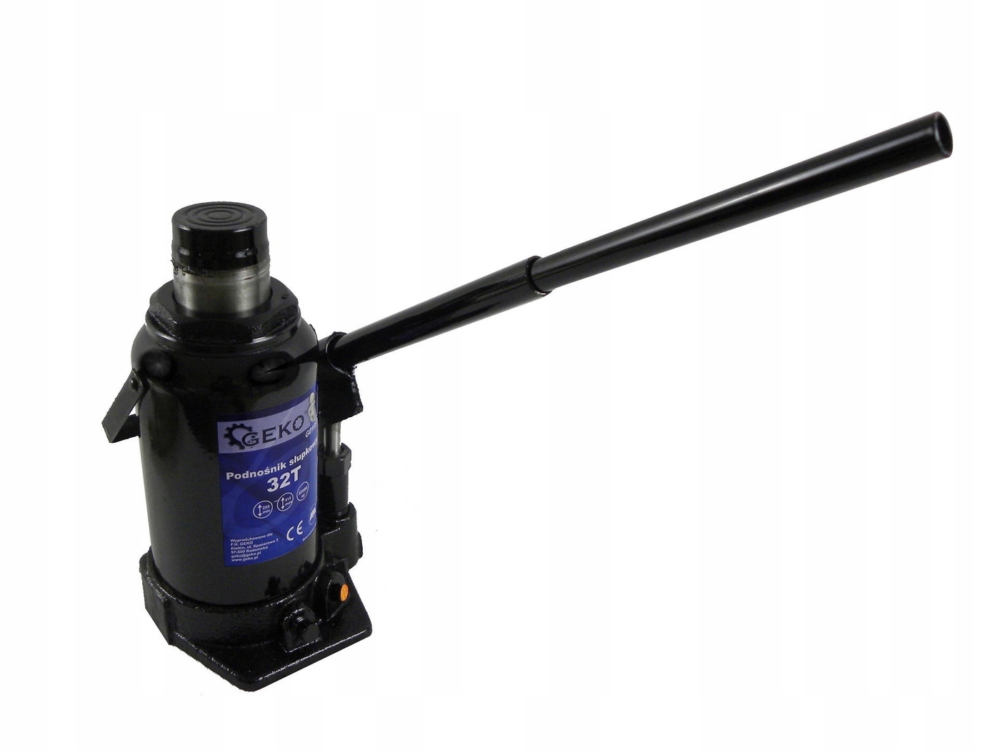 Автомобильный домкрат GEKO 32 t, столб до 415 мм