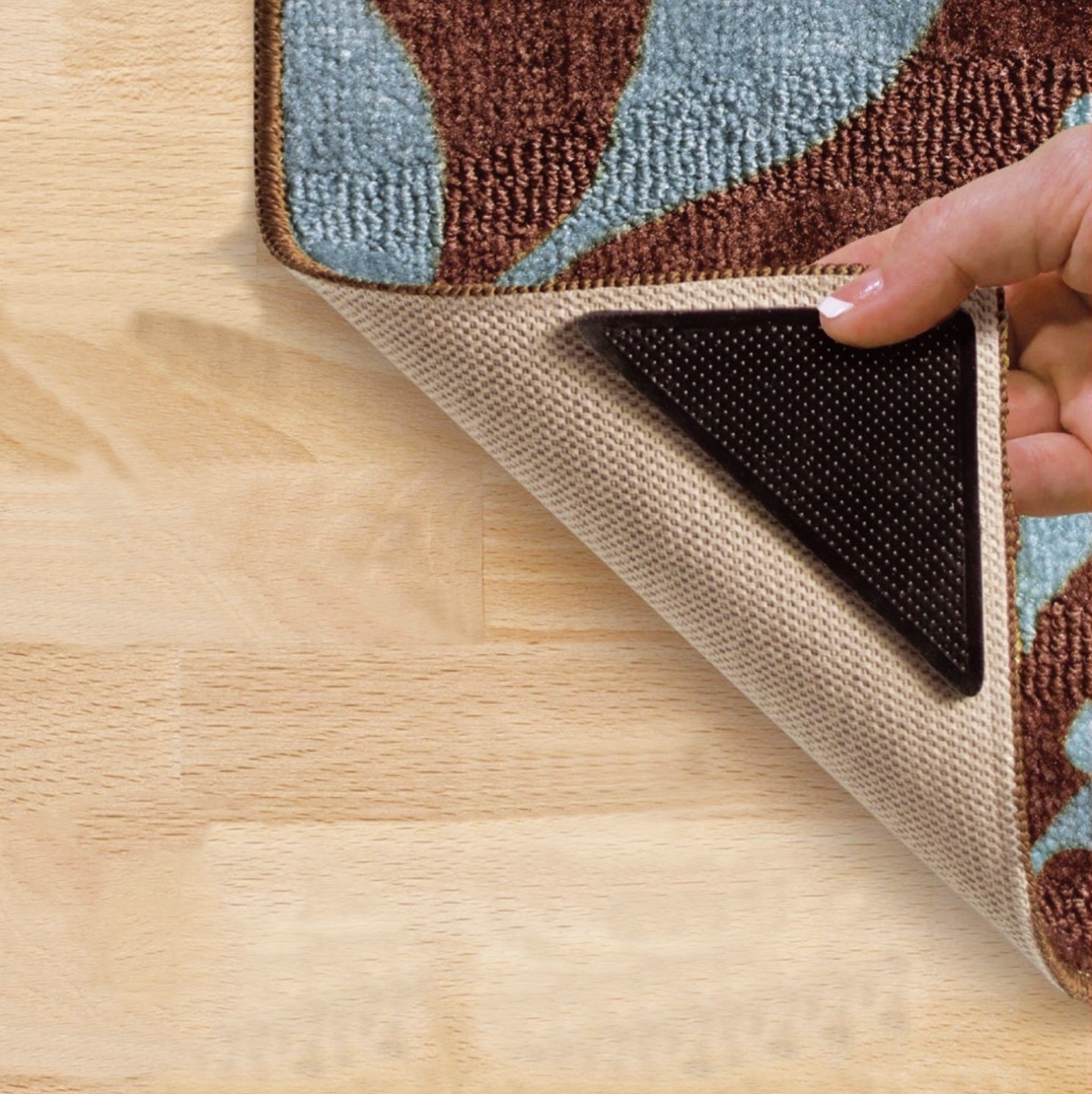 PODKŁADKI ANTYPOŚLIZGOWE POD DYWAN WYKŁADZINĘ 8szt Grubość 2 mm